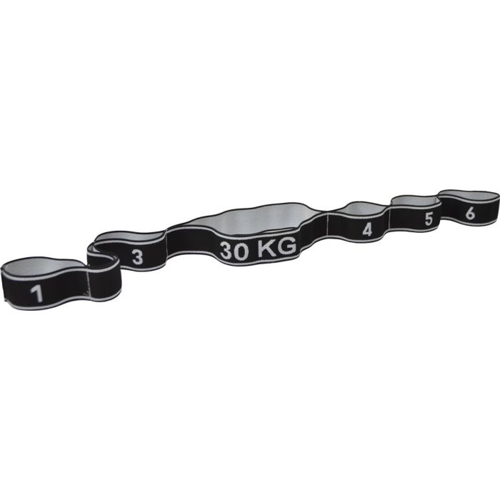 BANDA ELÁSTICA FITNESS FORCE 30 NEGRA/BLANCA
