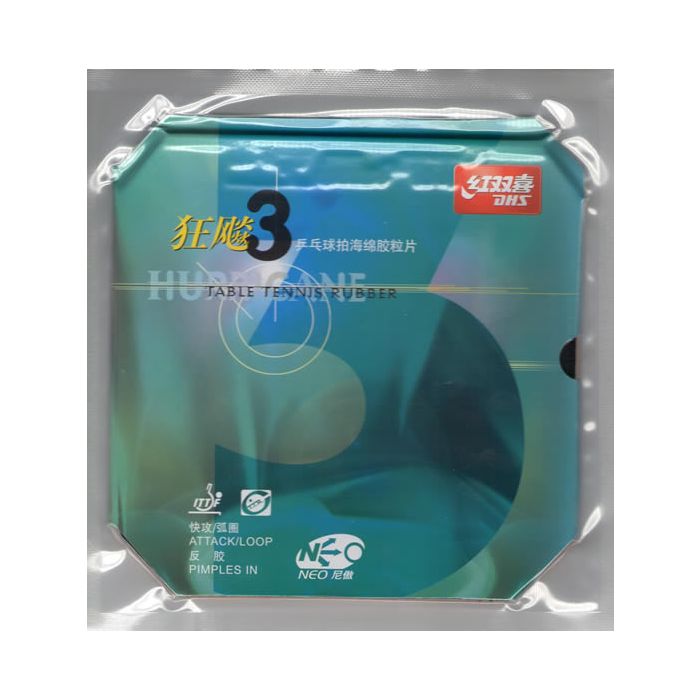 Hurricane 3 NEO MEDIUM 39° coating