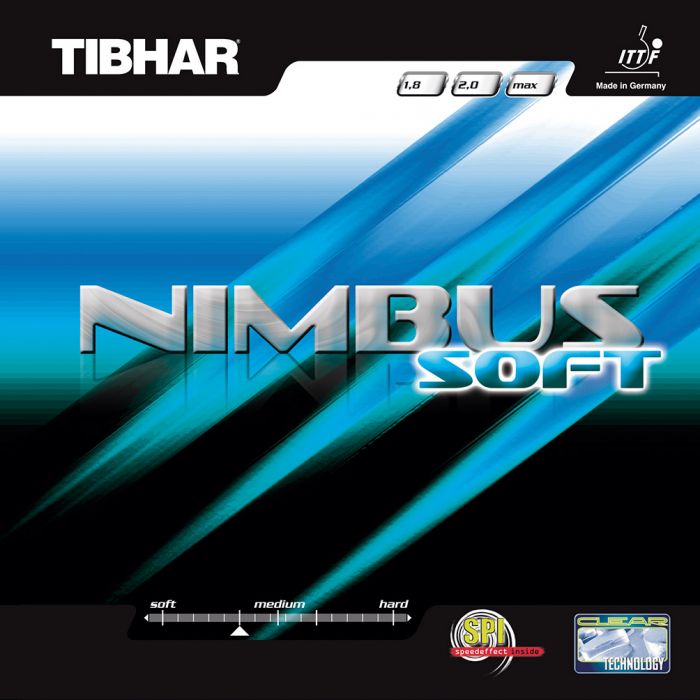 Tibhar Nimbus Revêtement Soft, TT, nouveau, avec LIVRAISON S Noir Tibhar Nimbus Revêtement Soft, TT, nouveau, avec LIVRAISON S Noir