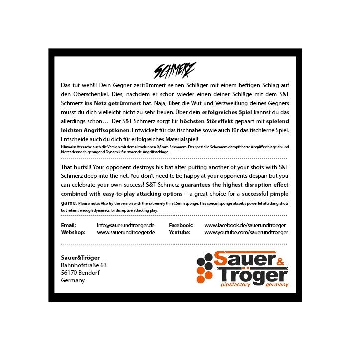 SAUER & TROGER SCHMERZ coating