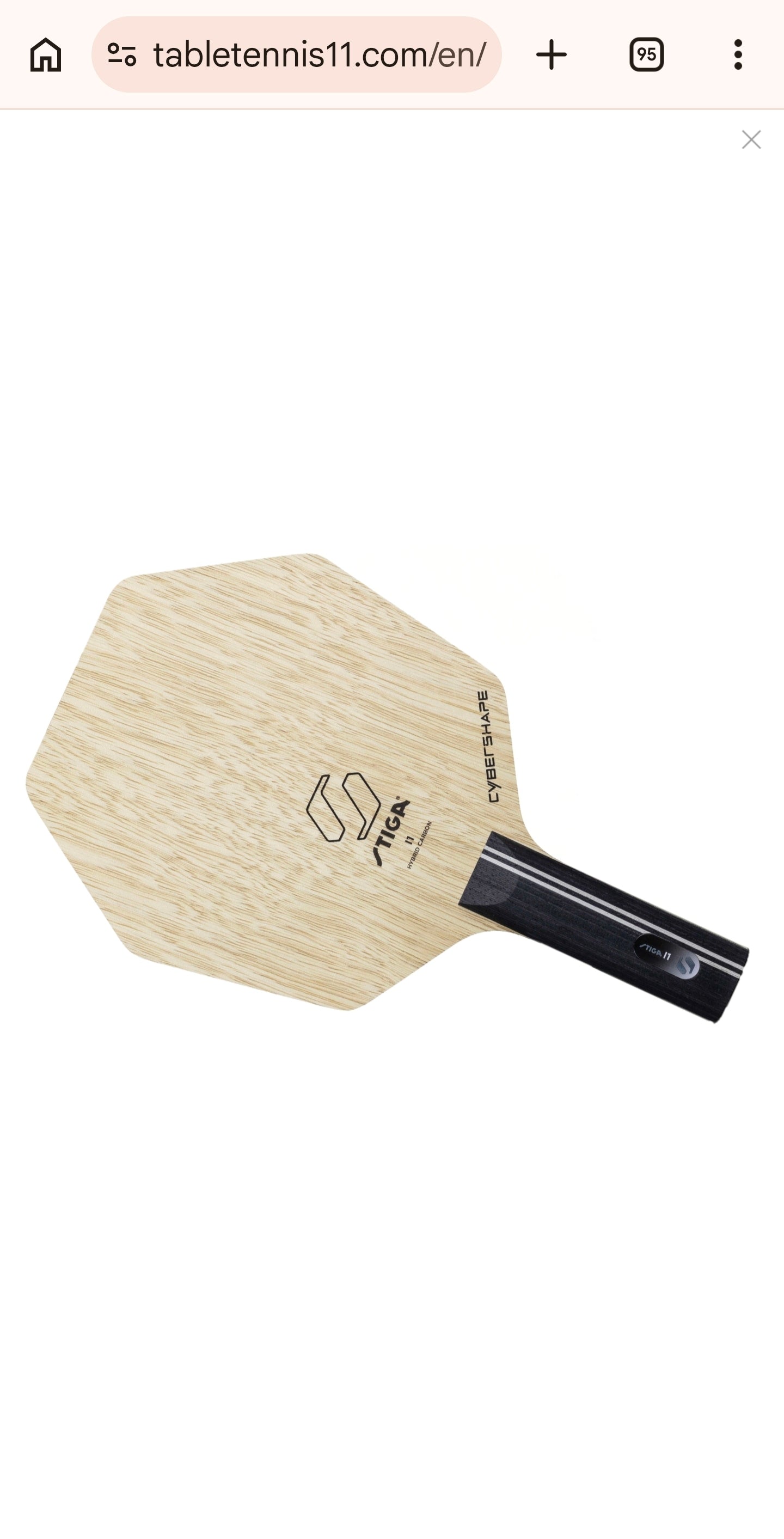 Stiga I1 Hybrid Carbon Cybershape