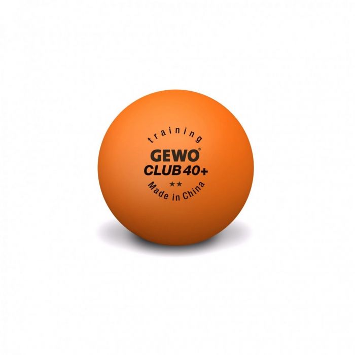 72x Balles GEWO TRAINING CLUB 40+ 2 étoiles